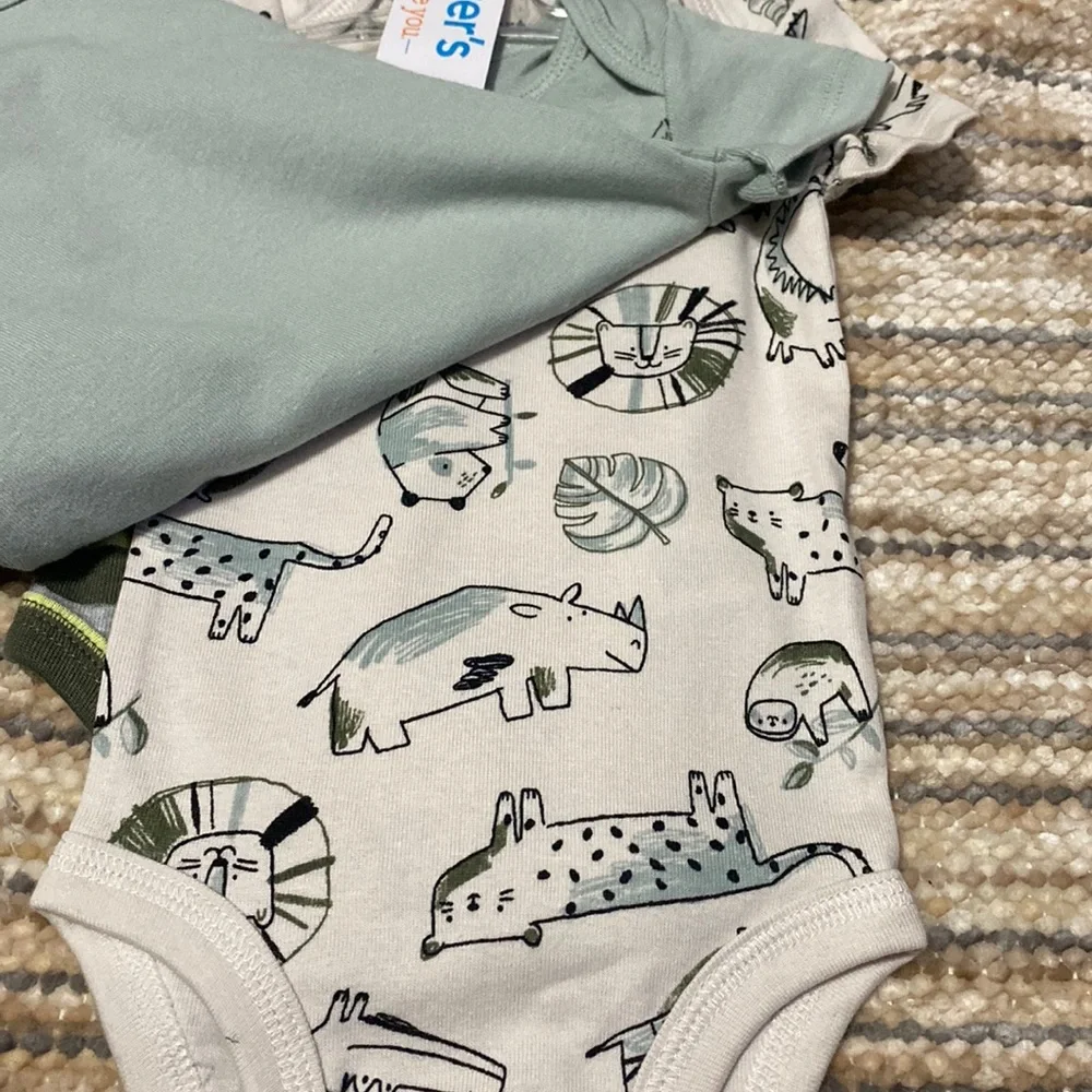 NEW. Carter’s (just one you) Baby boy Bundle of Onesie’s & pants. 3 mont… - Picture 8 of 15